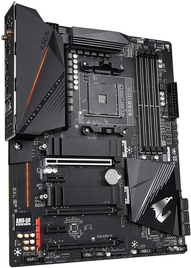 Alt view image 10 of 11 - GIGABYTE B550 AORUS PRO AC AM4 AMD B550 ATX Motherboard with Dual M.2, SATA 6Gb/s, USB 3.2 Gen 2, Intel 802.11ac, 2.5 GbE LAN, PCIe 4.0