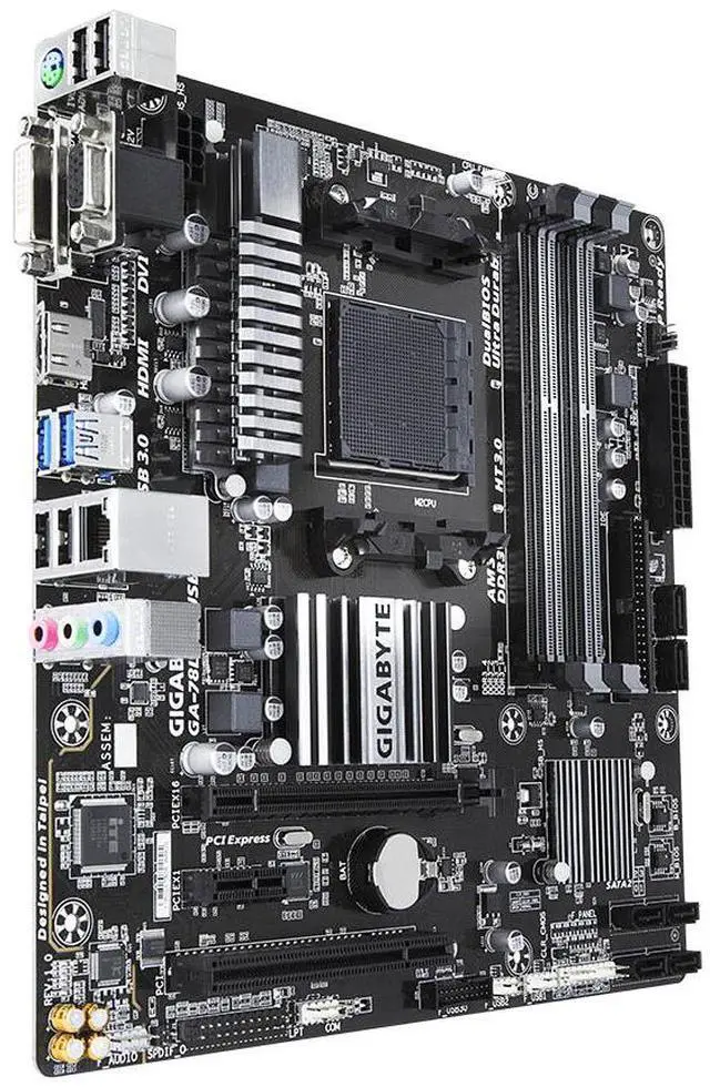 Alt view image 13 of 14 - GIGABYTE GA-78LMT-USB3 R2 AM3+/AM3 AMD 760G USB 3.1 HDMI Micro ATX AMD Motherboard