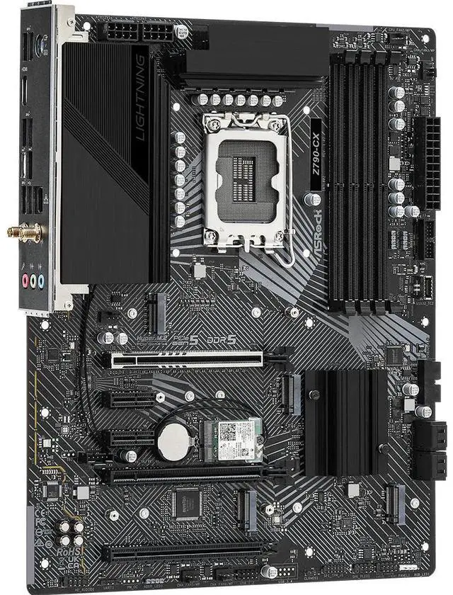Alt view image 3 of 4 - ASRock Z790-CX Intel LGA 1700 ATX DDR5 Desktop Motherboard