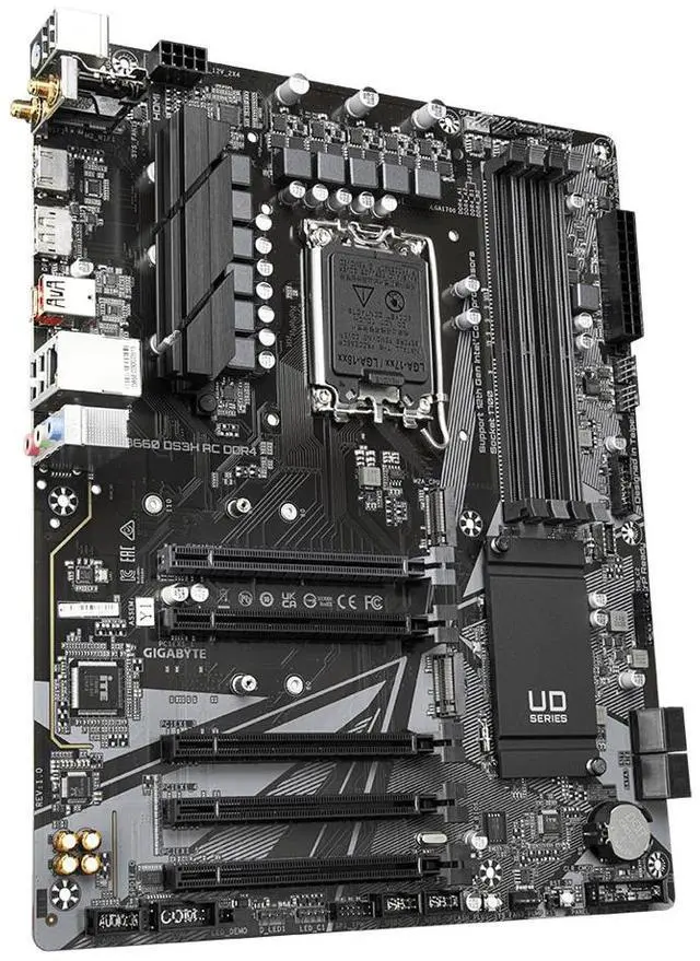Main image of GIGABYTE B660 DS3H AC DDR4-Y1 Intel LGA 1700 B660 ATX M.2 Desktop Motherboard A