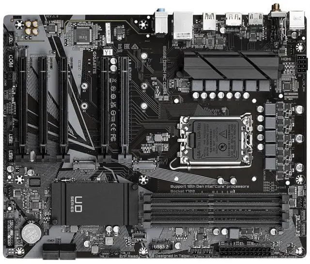 Alt view image 3 of 4 - GIGABYTE B660 DS3H AC DDR4-Y1 Intel LGA 1700 B660 ATX M.2 Desktop Motherboard A