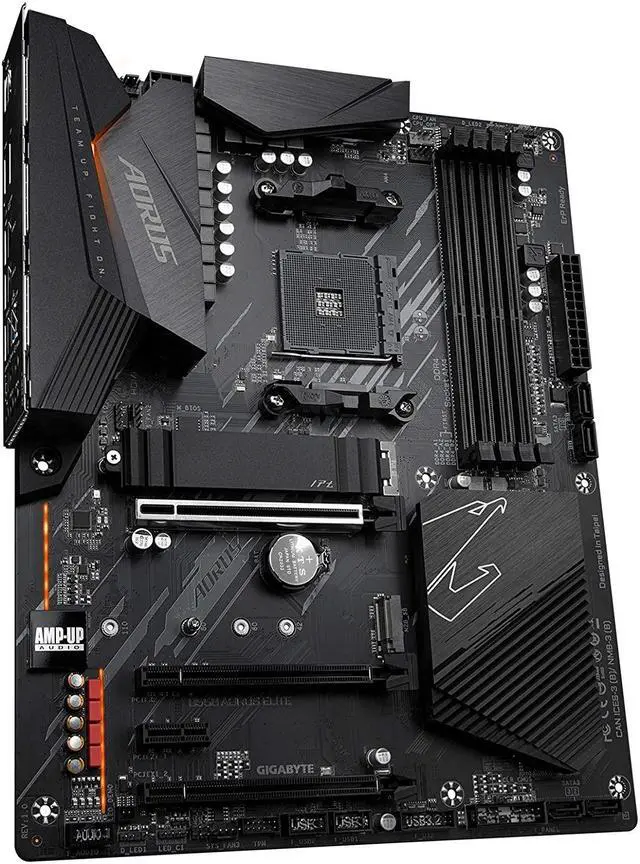 Alt view image 9 of 10 - GIGABYTE B550 AORUS ELITE AM4 AMD B550 ATX Motherboard with Dual M.2, SATA 6Gb/s, USB 3.2 Gen 2, 2.5 GbE LAN, PCIe 4.0