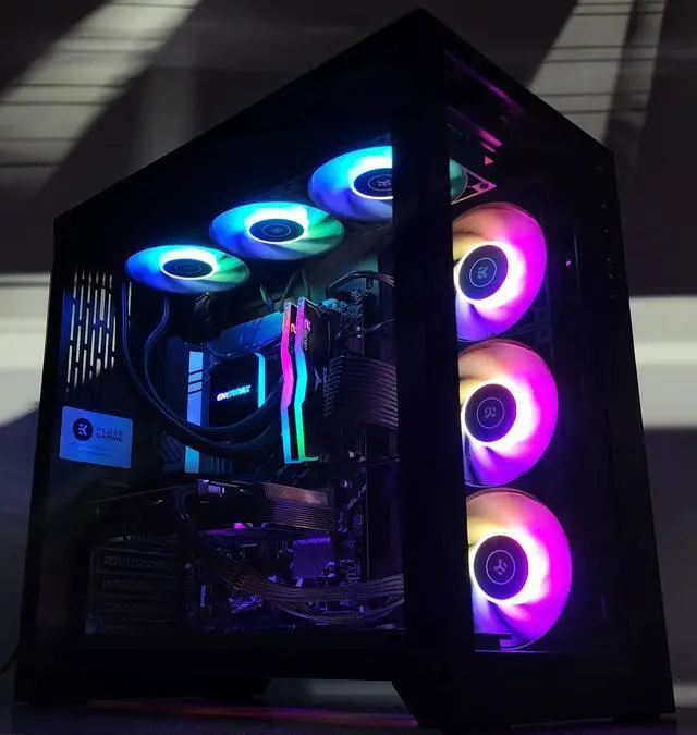 Alt view image 3 of 7 - Gaming PC i9-12900K 32GB RAM 1TB SSD RTX 3070 8GB Windows 11 Computer