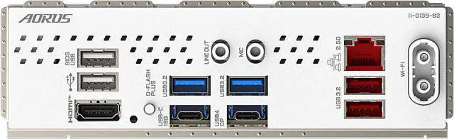 Alt view image 8 of 8 - GIGABYTE X870I AORUS PRO ICE AMD AM5 LGA 1718 Motherboard, Mini-ITX, DDR5, 2x M.2, PCIe 5.0, USB-C, WIFI7, 2.5GbE LAN, EZ-Latch