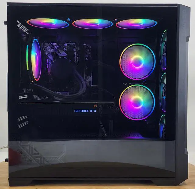Alt view image 4 of 7 - Gaming PC Ryzen 5 5500 16GB RAM 512GB SSD + 1TB HDD RTX 2070 SUPER 8GB Win11 PC