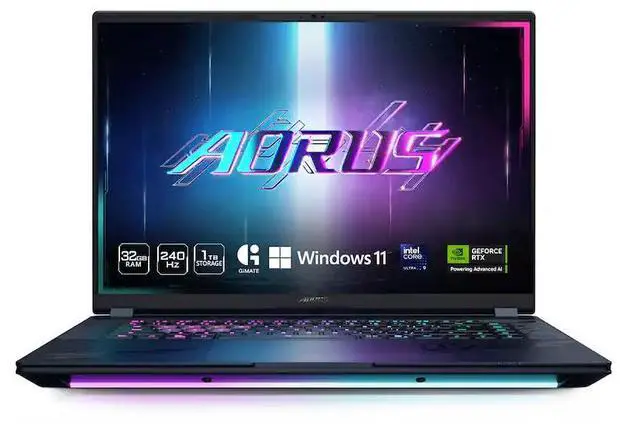 Main image of GIGABYTE AORUS MASTER 16" Ultra 9 275HX 1TB SSD 32GB DDR5 RTX 5080 Gaming Laptop