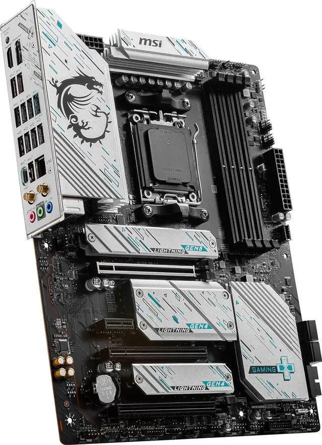 Alt view image 8 of 9 - MSI X670E GAMING PLUS WIFI AM5 AMD Ryzen 7000 SATA 6Gb/s ATX DDR5   4x M.2  2.5Gbps LAN  AMD Wi-Fi 6E Bluetooth Motherboards - AMD