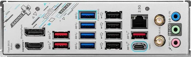 Alt view image 9 of 9 - MSI X670E GAMING PLUS WIFI AM5 AMD Ryzen 7000 SATA 6Gb/s ATX DDR5   4x M.2  2.5Gbps LAN  AMD Wi-Fi 6E Bluetooth Motherboards - AMD