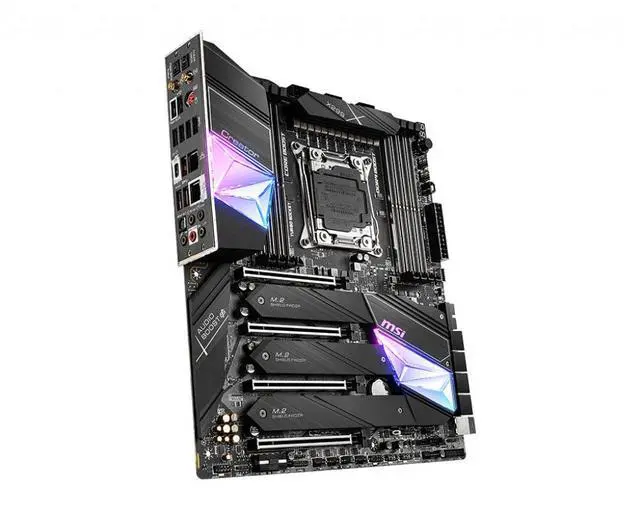 Alt view image 9 of 12 - MSI Creator X299 LGA 2066 Intel X299 SATA 6Gb/s Extended ATX Intel Motherboard