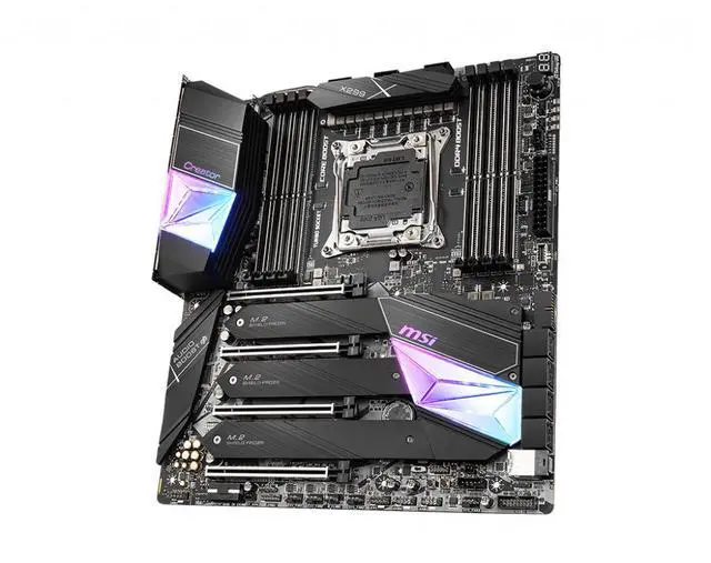 Alt view image 10 of 12 - MSI Creator X299 LGA 2066 Intel X299 SATA 6Gb/s Extended ATX Intel Motherboard