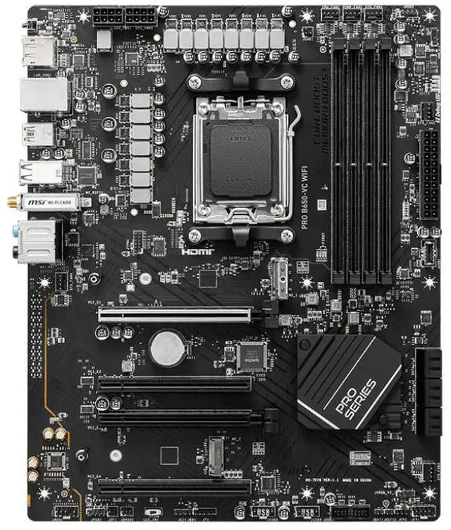 Main image of MSI PRO B650-VC WIFI III AMD AM5 ATX DDR5 Desktop Motherboard