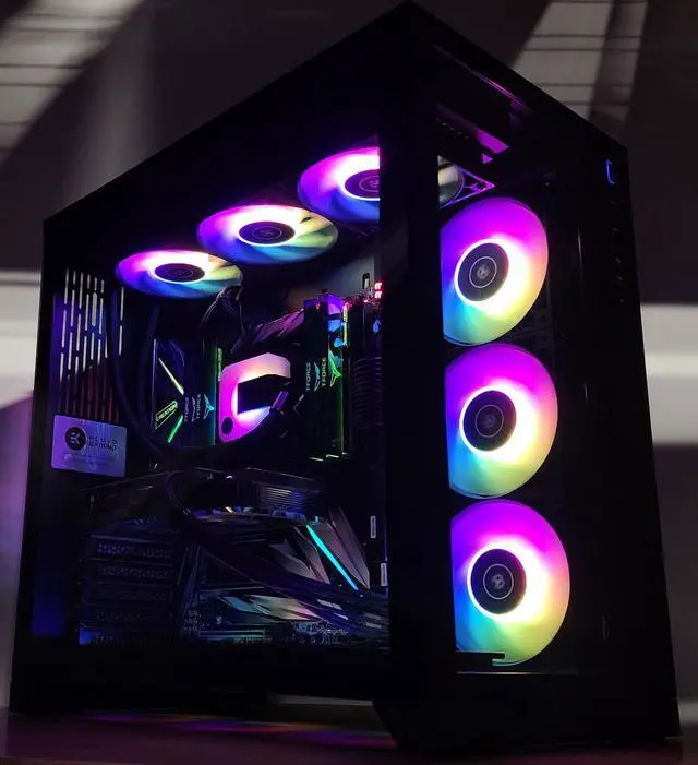 Alt view image 3 of 7 - Gaming PC i9-9960X 32GB RAM 1TB SSD RTX 3070 8GB Windows 11 PC