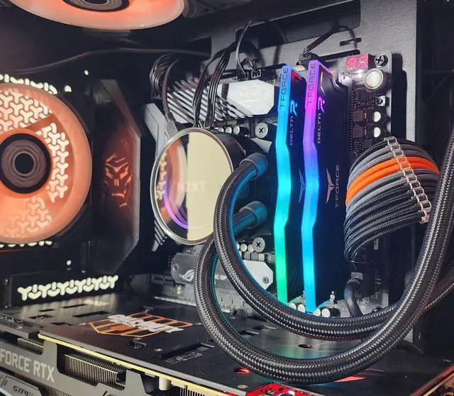 Alt view image 2 of 7 - Gaming PC i7-8086K 16GB RAM 1TB SSD RTX 2080 Ti 11GB Windows 11 Computer