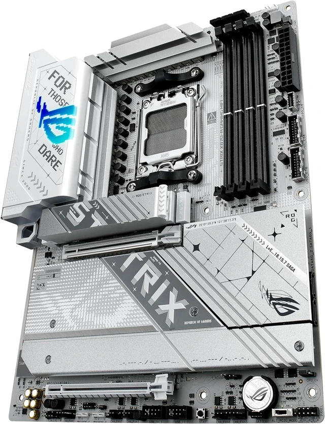 Alt view image 6 of 8 - ASUS ROG STRIX X870-A GAMING WIFI AMD AM5 X870 ATX motherboard 16+2+2 power stages, Dynamic OC Switcher, Core Flex, DDR5 AEMP, WiFi 7, 4x M.2, PCIe 5.0, Q-Release Slim, USB4, AI OCing & Networking