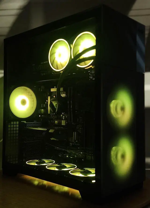 Alt view image 3 of 7 - Gaming PC i7-11700KF 32GB RAM 1TB SSD RTX 3060 Ti 8GB Windows 11 Computer