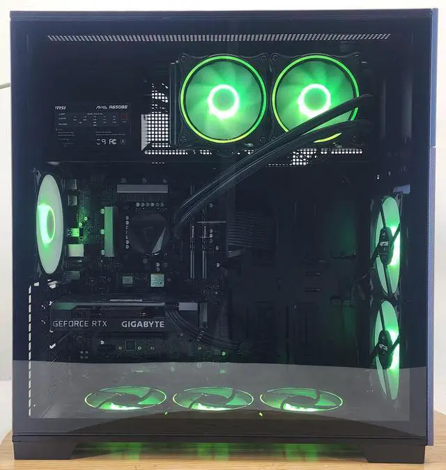 Alt view image 4 of 7 - Gaming PC i7-11700KF 32GB RAM 1TB SSD RTX 3060 Ti 8GB Windows 11 Computer