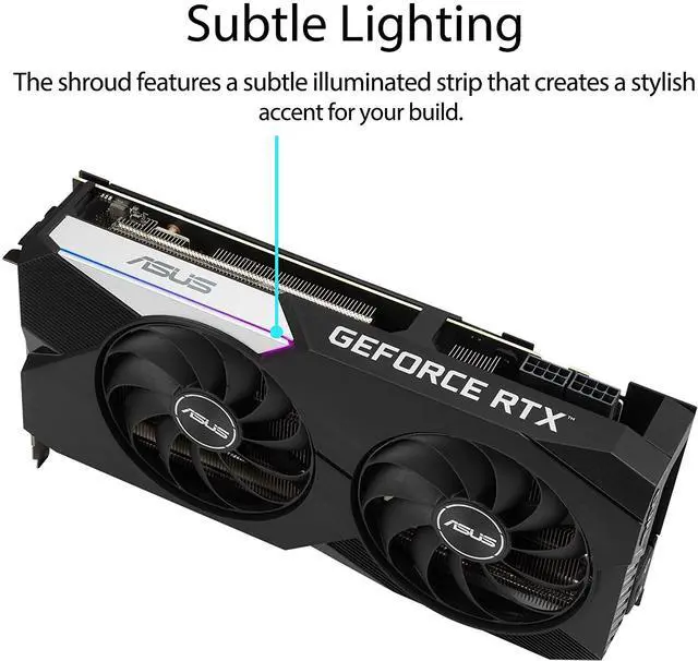 Alt view image 3 of 5 - ASUS GeForce RTX 3070 8GB GDDR6 DUAL-RTX3070-8G Video Graphics Card GPU