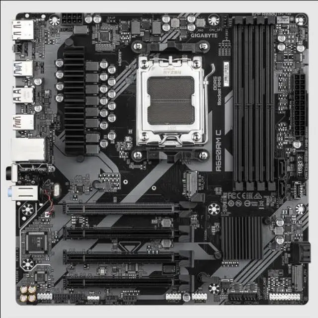 Main image of Gigabyte A620AM C AMD AMD5 MicroATX DDR5 Desktop Motherboard