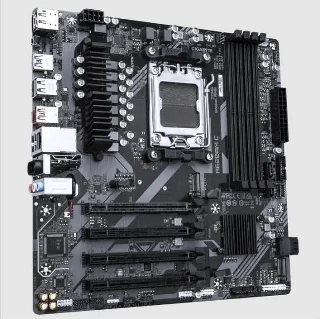 Alt view image 2 of 3 - Gigabyte A620AM C AMD AMD5 MicroATX DDR5 Desktop Motherboard