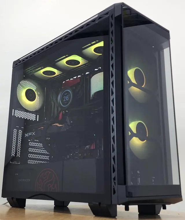Main image of Gaming PC i7-6700K 16GB RAM 256GB SSD RX 580 8GB Windows 11 Computer