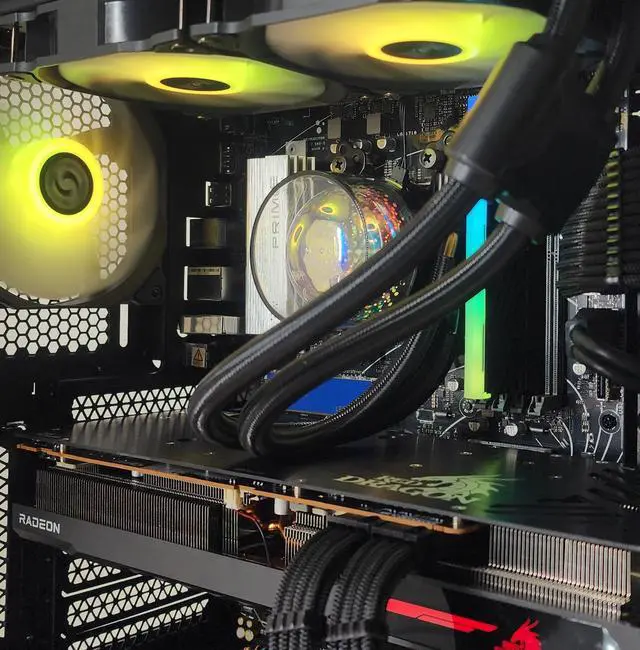 Alt view image 2 of 7 - Gaming PC Ryzen 5 7600X 16GB RAM 512GB SSD + 2TB HDD RX 6800 XT 16GB Win11 PC