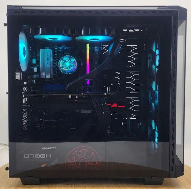 Alt view image 4 of 7 - Gaming PC Ryzen 5 7600X 16GB RAM 512GB SSD + 2TB HDD RX 6800 XT 16GB Win11 PC