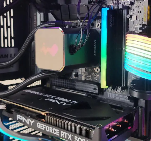 Alt view image 2 of 7 - Gaming PC i7-14700KF 16GB RAM 1TB SSD RTX 5060 Ti 16GB Windows 11 Computer