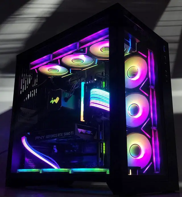 Alt view image 3 of 7 - Gaming PC i7-14700KF 16GB RAM 1TB SSD RTX 5060 Ti 16GB Windows 11 Computer