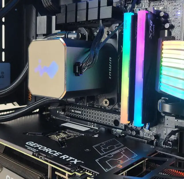 Alt view image 2 of 7 - Gaming PC Ryzen 7 7800X3D 32GB RAM 1TB SSD RTX 4070 Ti 12GB Windows 11 Computer