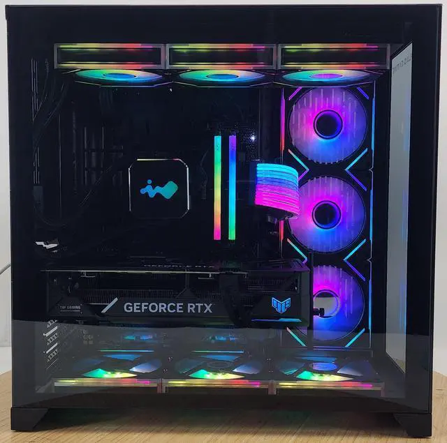 Alt view image 4 of 7 - Gaming PC Ryzen 7 7800X3D 32GB RAM 1TB SSD RTX 4070 Ti 12GB Windows 11 Computer