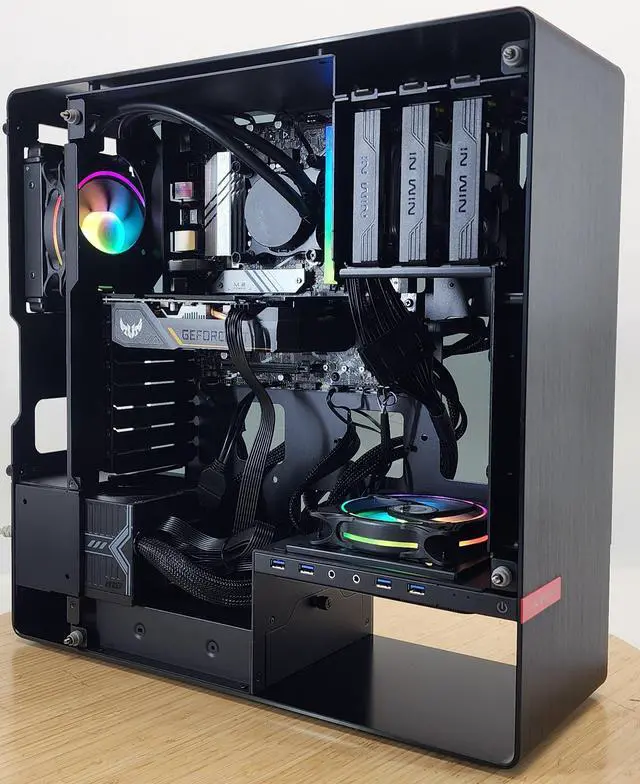 Alt view image 2 of 7 - Gaming PC i3-14100F 16GB RAM 240GB SSD + 500GB HDD GTX 1660 SUPER 6GB Win11 PC