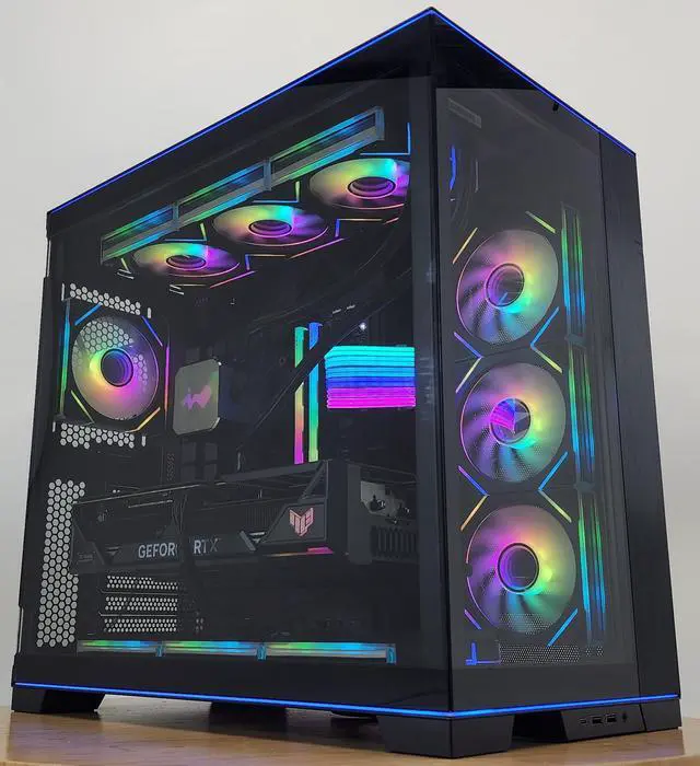 Main image of Gaming PC Ryzen 7 9800X3D 32GB RAM 2TB SSD RTX 4080 SUPER 16GB Win11 Computer