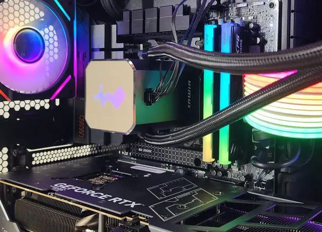 Alt view image 2 of 7 - Gaming PC Ryzen 7 9800X3D 32GB RAM 2TB SSD RTX 4080 SUPER 16GB Win11 Computer