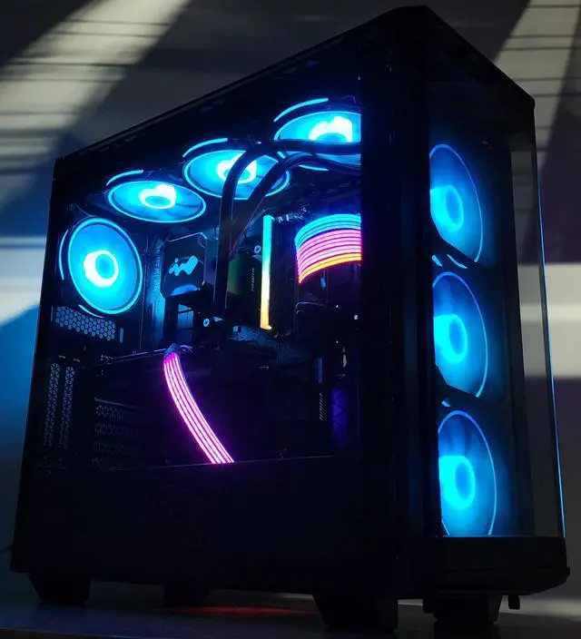 Alt view image 3 of 7 - Gaming PC i7-14700KF 16GB RAM 1TB SSD 9060 XT 16GB Windows 11 Computer