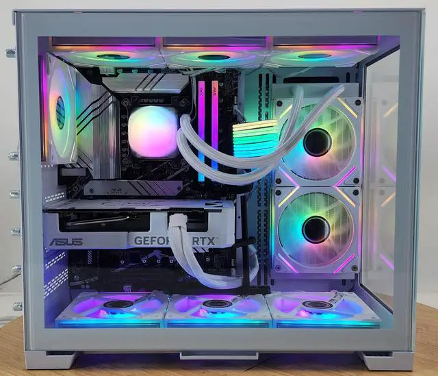 Alt view image 4 of 7 - Gaming PC i7-14700KF 32GB RAM 1TB SSD RTX 4070 SUPER 12GB Windows 11 Computer