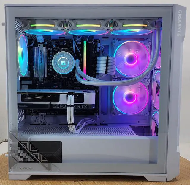 Alt view image 4 of 7 - Gaming PC Ryzen 5 9600X 16GB RAM 1TB SSD RTX 4060 Ti 8GB Windows 11 Computer