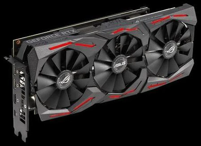 Alt view image 2 of 5 - ASUS RTX 2060 SUPER 8GB GDDR6 Video Graphics Card ROG-STRIX-RTX2060S-O8G-GAMING