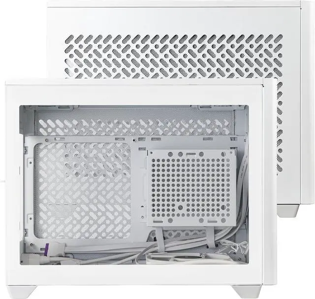 Alt view image 2 of 4 - Cooler Master NR200P V2 White Mini-ITX Computer Case