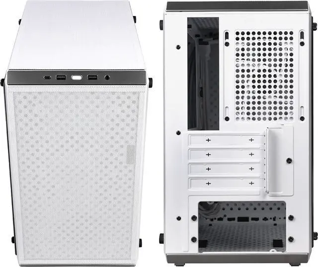 Alt view image 3 of 4 - Cooler Master Q300L V2 White Micro-ATX Tower Computer Case