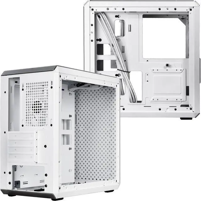 Alt view image 4 of 4 - Cooler Master Q300L V2 White Micro-ATX Tower Computer Case
