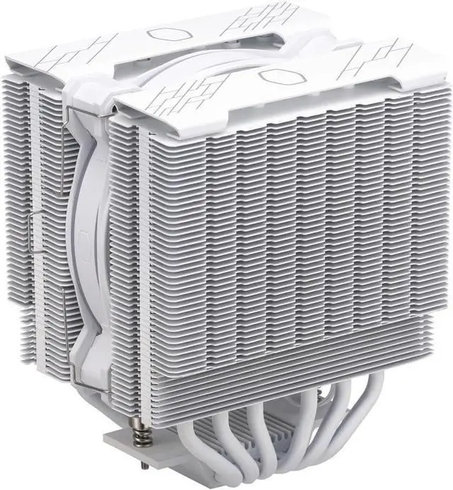 Alt view image 4 of 4 - Cooler Master Hyper 622 Halo White Dual Tower CPU Air Cooler