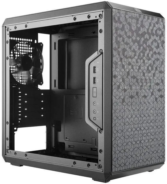 Alt view image 2 of 3 - Cooler Master MasterBox Q300L Black mATX Tower Gaming Computer Case