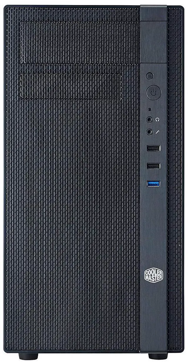 Alt view image 2 of 6 - Cooler Master N200 Mini Tower mATX Black Gaming Computer Case Mesh Front Panel
