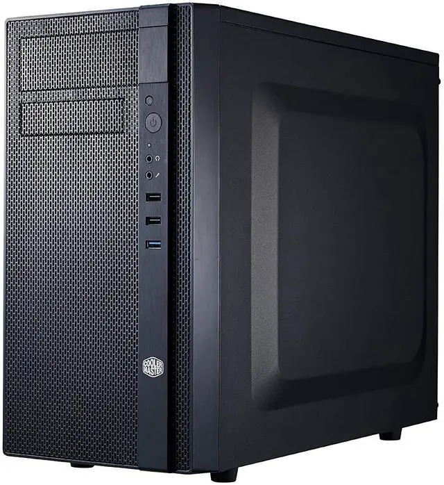 Alt view image 3 of 6 - Cooler Master N200 Mini Tower mATX Black Gaming Computer Case Mesh Front Panel