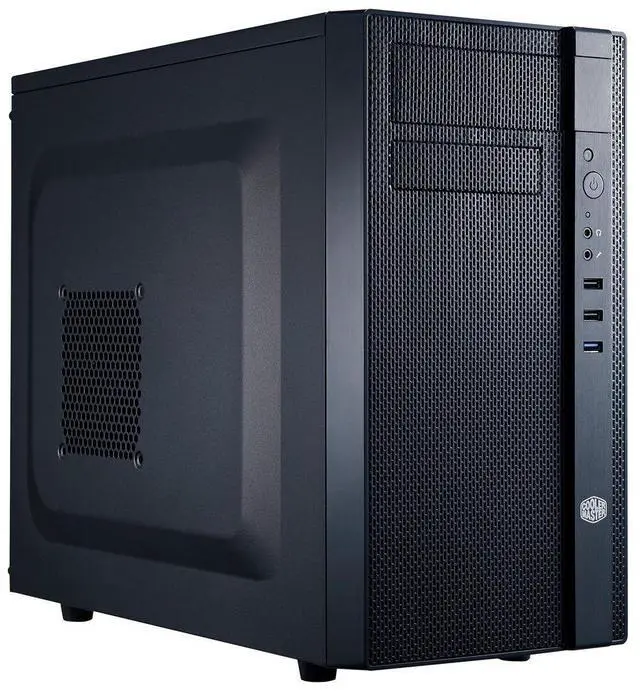 Main image of Cooler Master N200 Mini Tower mATX Black Gaming Computer Case Mesh Front Panel