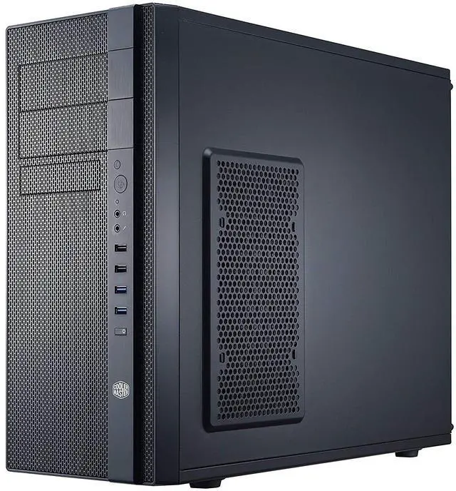 Alt view image 3 of 7 - Cooler Master N400 Mid Tower ATX Black Gaming Computer Case Mesh Front Panel