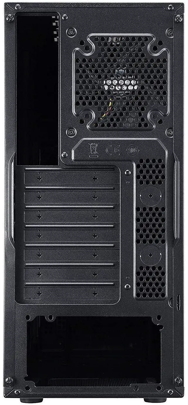 Alt view image 7 of 7 - Cooler Master N400 Mid Tower ATX Black Gaming Computer Case Mesh Front Panel