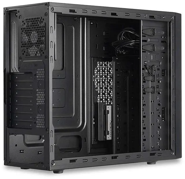 Alt view image 6 of 7 - Cooler Master N400 Mid Tower ATX Black Gaming Computer Case Mesh Front Panel