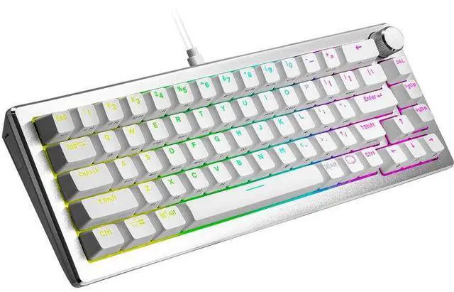 Main image of Cooler Master CK720 Hot-swappable 65% Space Gray Mechanical Gaming Keyboard
