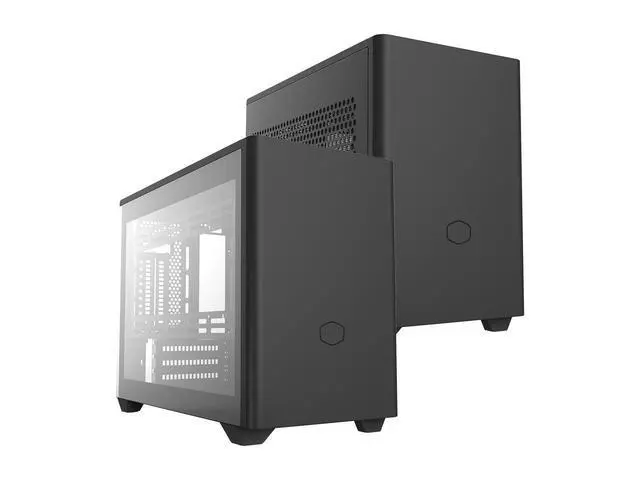 Alt view image 3 of 6 - Cooler Master MasterBox NR200P V2 Mini-ITX Mini Tower Desktop Computer Case